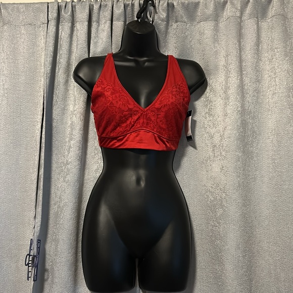 Sofia Intimates x Sofia Vergara, Soft Cup Lace Plunge Bra NWT 🤩 Size XL ❤️ ❤️ - Picture 6 of 13